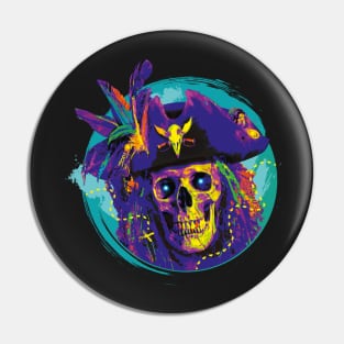 Grinning Undead Pirate Pin