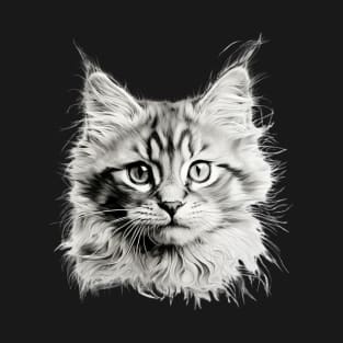 cat drawn T-Shirt