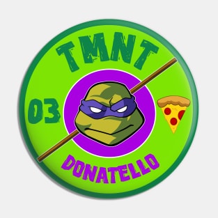 TMNT Donatello Crest T-Shirt Pin