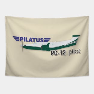 Pilatus PC 12 Pilot Tapestry