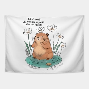 Beaver Self-love Tapestry