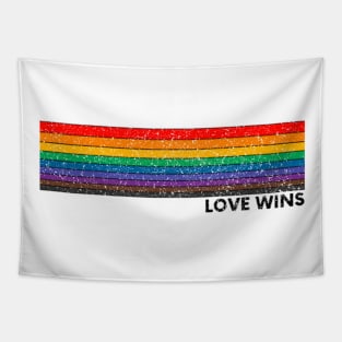 Uniting under the Rainbow Flag Tapestry