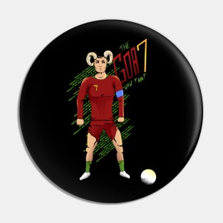 GOAT World Cup Edition Pin
