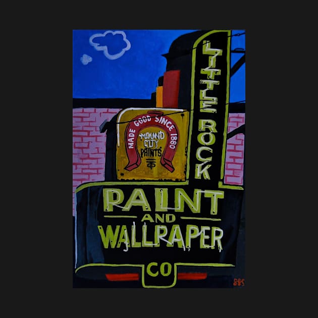 Little Rock Paint and Wallpaper by SPINADELIC