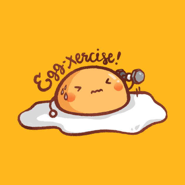 Egg-xercise - Eggxercise - Phone Case
