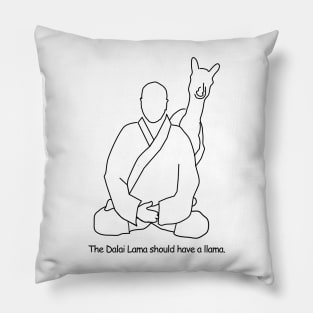 The Dalai Lama's llama. Pillow