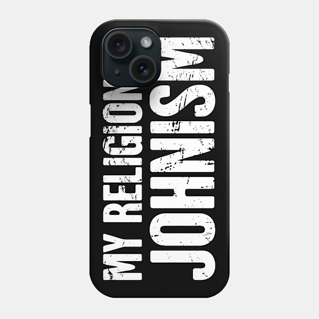 Funny John Name Design Phone Case by Wizardmode