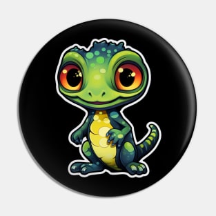 Cute Gecko - Gecko Mom Funny Geckos Pin