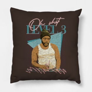 Z Oh Sh*t Level 3 - Retro Design Pillow