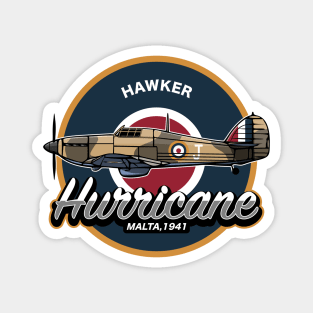 Hawker Hurricane Malta Magnet