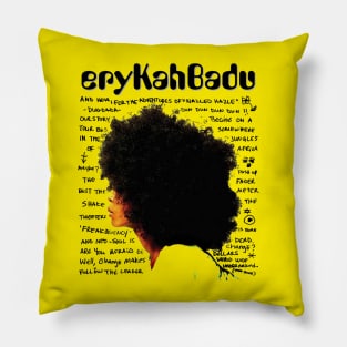 erykah badu Pillow