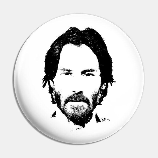 Keanu Reeves pop art portrait Pin by phatvo