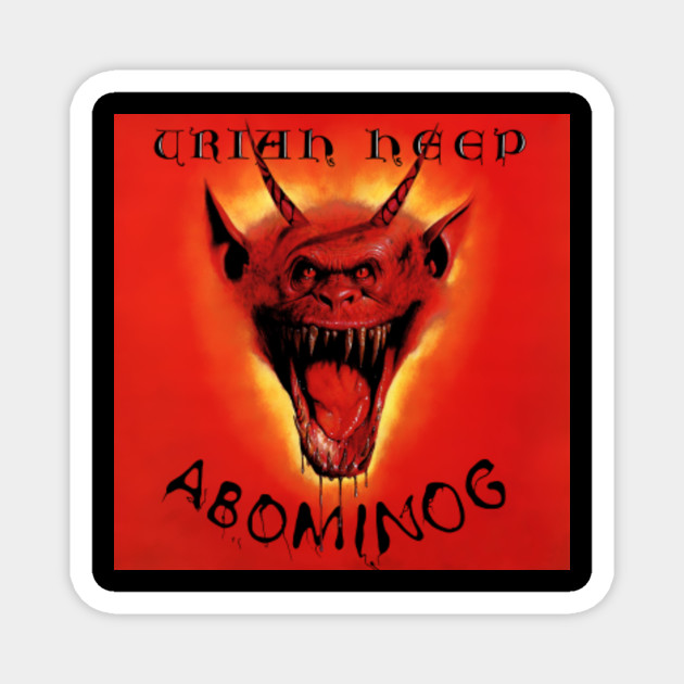 Abominog Uriah Heep Abominog Uriah Heep Album Cover Magnet Teepublic
