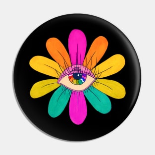 Third Eye Flower Pin