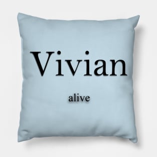 Vivian Name meaning Pillow