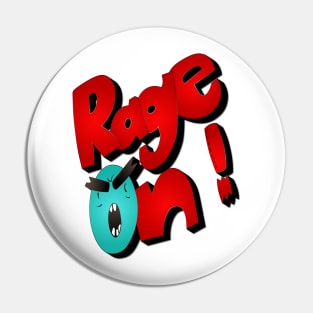 RageOn tv logo Pin