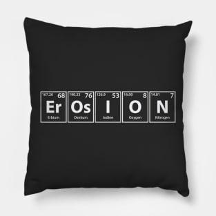 Erosion (Er-Os-I-O-N) Periodic Elements Spelling Pillow