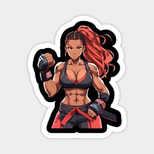 Muay Thai Girl Magnet