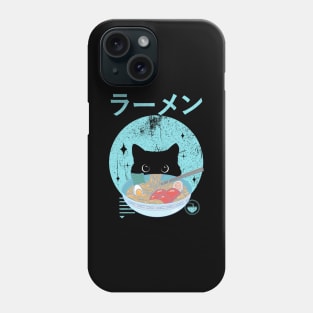 cat ramen Phone Case