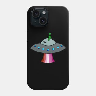 Lesbian Pride Alien Phone Case