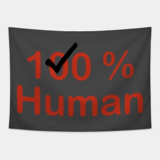 100% Human Tapestry