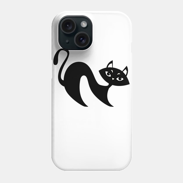 Funny Cat Lover Phone Case by Zekkanovix ART