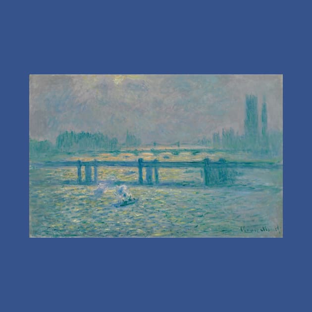 Reflections on the Thames - Claude Monet by KargacinArt