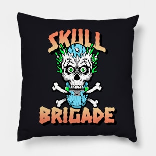 skull brigade Pillow