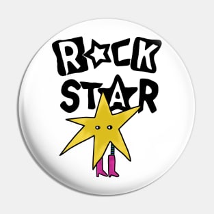 ROCK STAR Pin