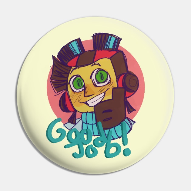 Supportive Raz Pin by Bordon's Stuff