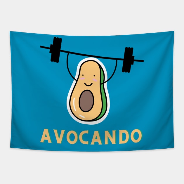 Avocando! Tapestry by ZigyWigy