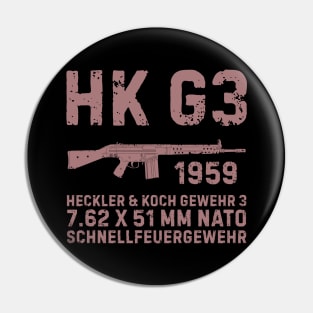 HK G3 German Assault Rifle Pin