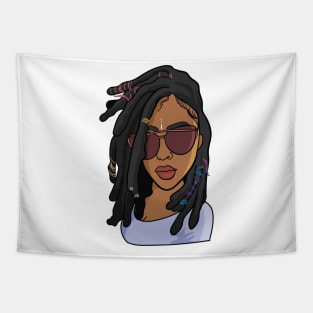 Crazy Cool Locs Tapestry