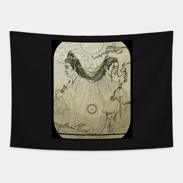 WangXian (The Untamed) - Tarot Card Tapestry by dangerbeforeyou