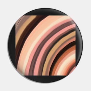 Wavy colored stripes Pin