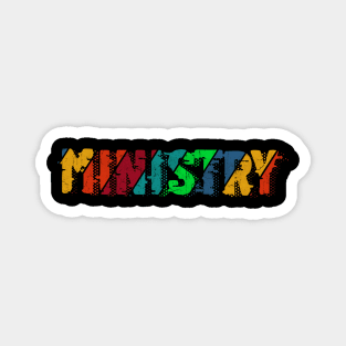 vintage color Ministry Magnet