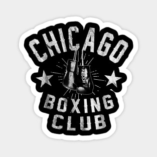 Chicago Boxing Club - vintage Chi-town retro Boxer Magnet