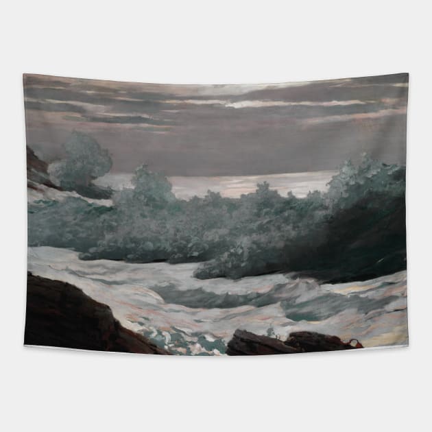 Early Morning After a Storm at Sea by Winslow Homer Tapestry by Classic Art Stall