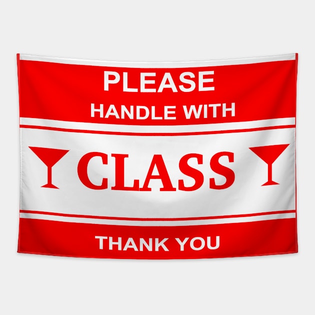 Handle With Class Tapestry by tyrone_22