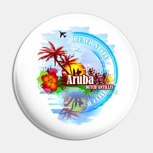 Aruba Dutch Antilles Pin