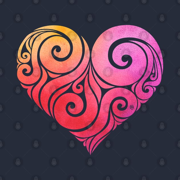 Swirly Heart by CarolinaMatthes