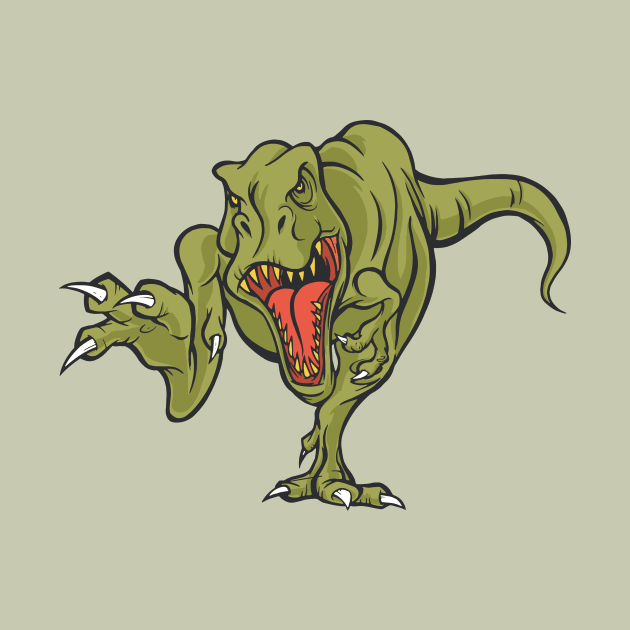 Fun T-Rex Drawing by SLAG_Creative