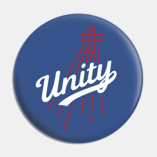 Unity Baseball Logo (on DARK) Pin