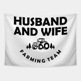 Farmer - Husband and wife farming team Tapestry