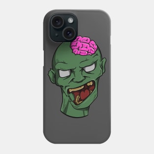 Zombie Head Phone Case