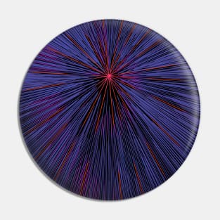 A colorful hyperdrive explosion - purple with red highlights version Pin