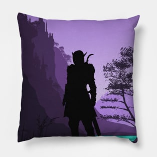 Elven Fighter Pillow