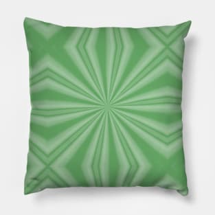 Pale Green Squiggly Squares Pillow