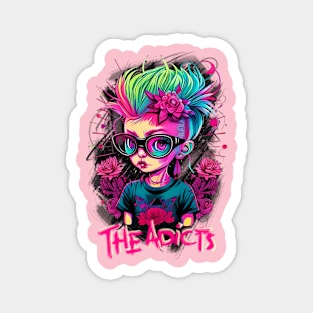 Punk Girl - The Adicts Magnet