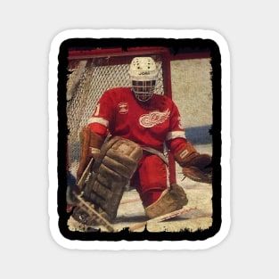 Bob Sauve in Detroit Red Wings, 1981 Magnet